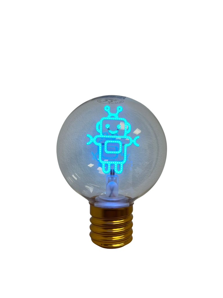 Synergy 21 LED Retrofit E40 Deko Bulb G95-Robot Aufladbar