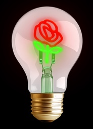 [253034] Synergy 21 LED Deko Bulb A68 Rose, aufladbar