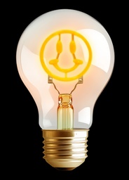 [237384] Synergy 21 LED Deko Bulb A68 Smile, aufladbar